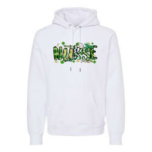 Nurse St Patricks Day Premium Hoodie