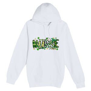 Nurse St Patricks Day Premium Pullover Hoodie