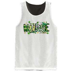 Nurse St Patricks Day Mesh Reversible Basketball Jersey Tank