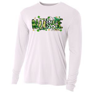 Nurse St Patricks Day Cooling Performance Long Sleeve Crew