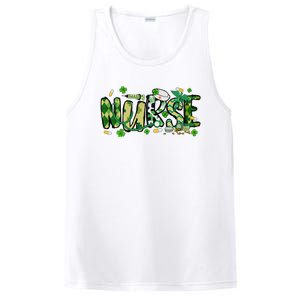 Nurse St Patricks Day PosiCharge Competitor Tank