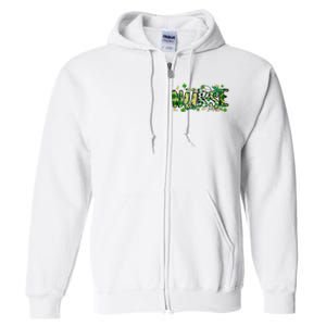 Nurse St Patricks Day Full Zip Hoodie