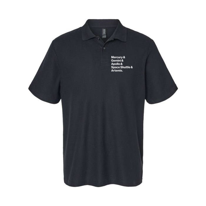 NASA Space Programs Mercury Gemini Apollo Shuttle Artemis Polo