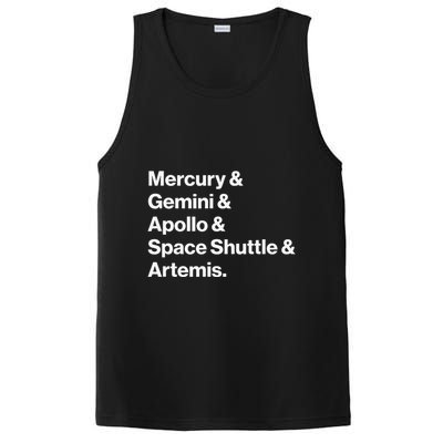 NASA Space Programs Mercury Gemini Apollo Shuttle Artemis PosiCharge Competitor Tank