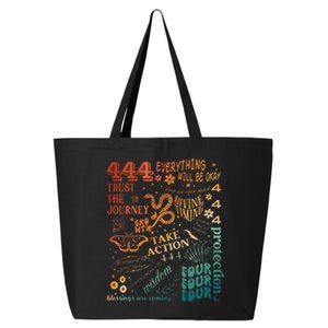 Numerology Spiritual Protection Aesthetic Angel Number 444 25L Jumbo Tote