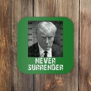 Never Surrender Pro Trump Coaster