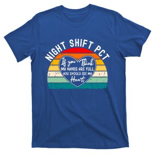 Night Shift Patient Care Tech Technician Appreciation Gift T-Shirt