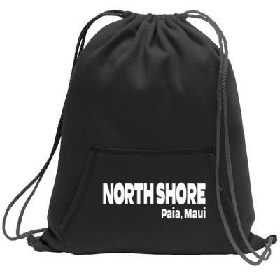 North Shore Paia Maui Sweatshirt Cinch Pack Bag