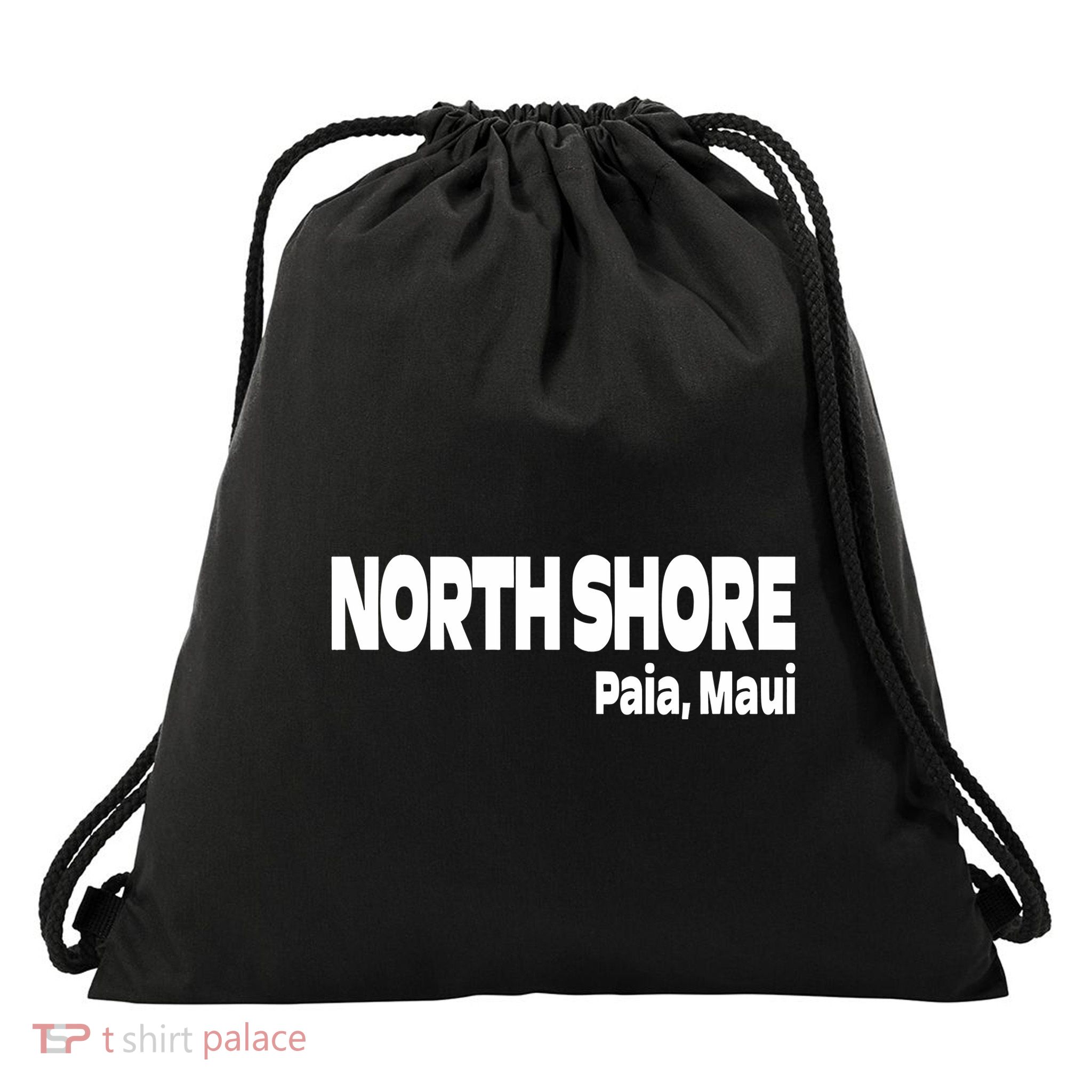 North Shore Paia Maui Drawstring Bag