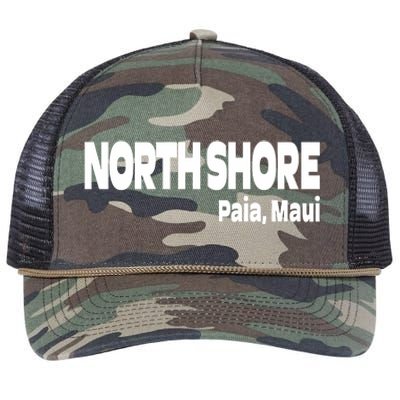 North Shore Paia Maui Retro Rope Trucker Hat Cap