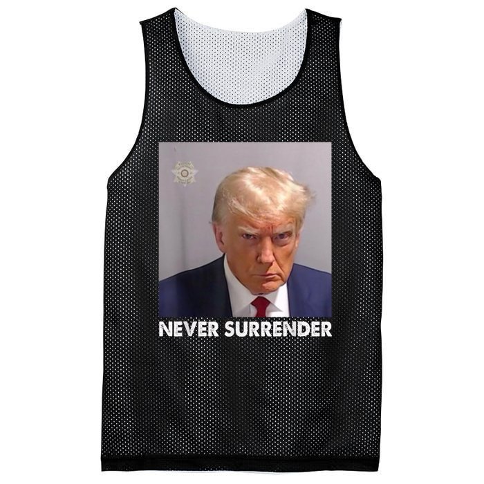 Never Surrender Pro Trump Mesh Reversible Basketball Jersey Tank