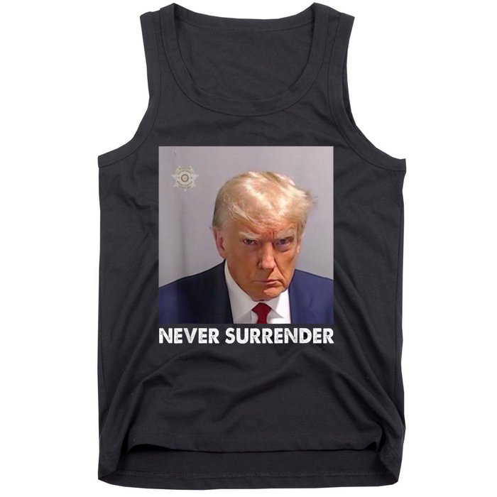 Never Surrender Pro Trump Tank Top