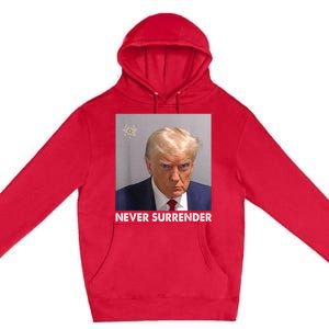 Never Surrender Pro Trump Premium Pullover Hoodie