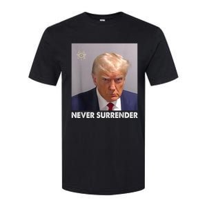 Never Surrender Pro Trump Softstyle CVC T-Shirt