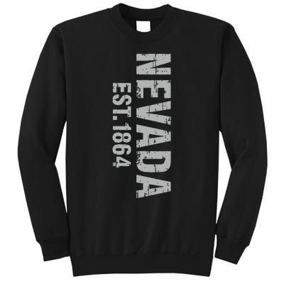 Nevada State Patriotic American Usa Cool Distressed Design Sweatshirt