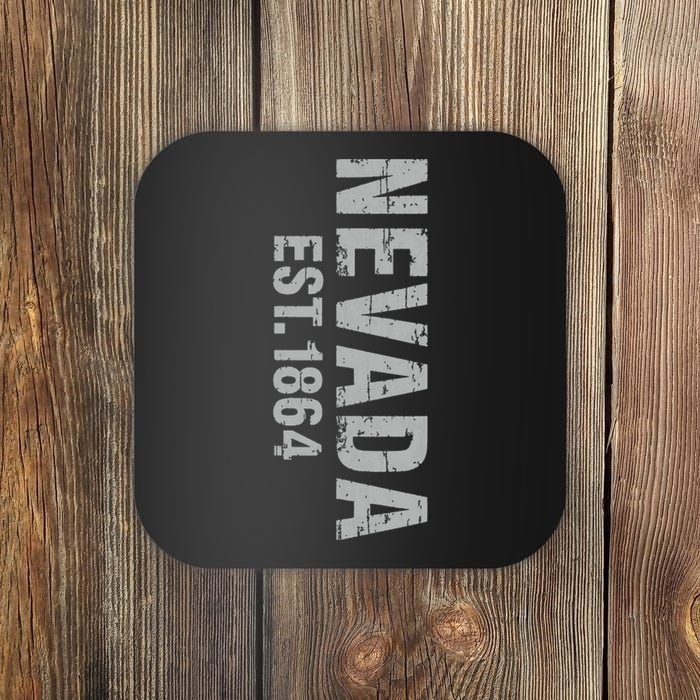 Nevada State Patriotic American Usa Cool Distressed Design Coaster