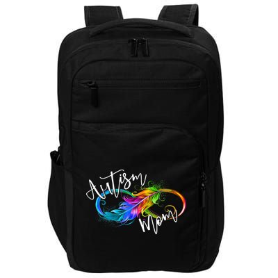 Neurodiversity Symbol Rainbow Infinity Autism Mom Awareness Impact Tech Backpack
