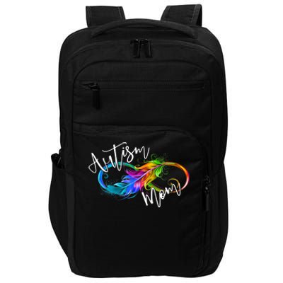 Neurodiversity Symbol Rainbow Infinity Autism Mom Awareness Impact Tech Backpack