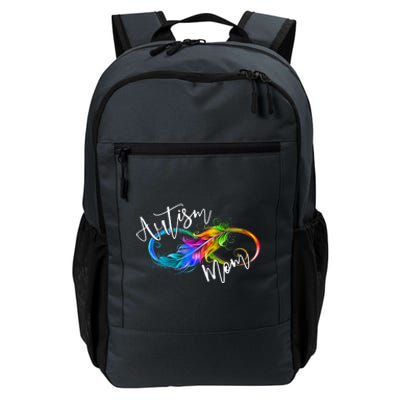 Neurodiversity Symbol Rainbow Infinity Autism Mom Awareness Daily Commute Backpack