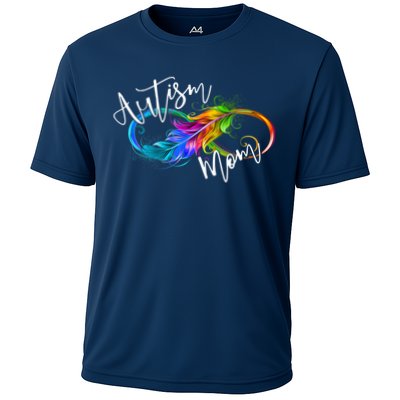 Neurodiversity Symbol Rainbow Infinity Autism Mom Awareness Performance Shirt