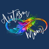 Neurodiversity Symbol Rainbow Infinity Autism Mom Awareness 16 in Basic Backpack