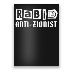 Nordacious Store Rabid Antizionist Poster