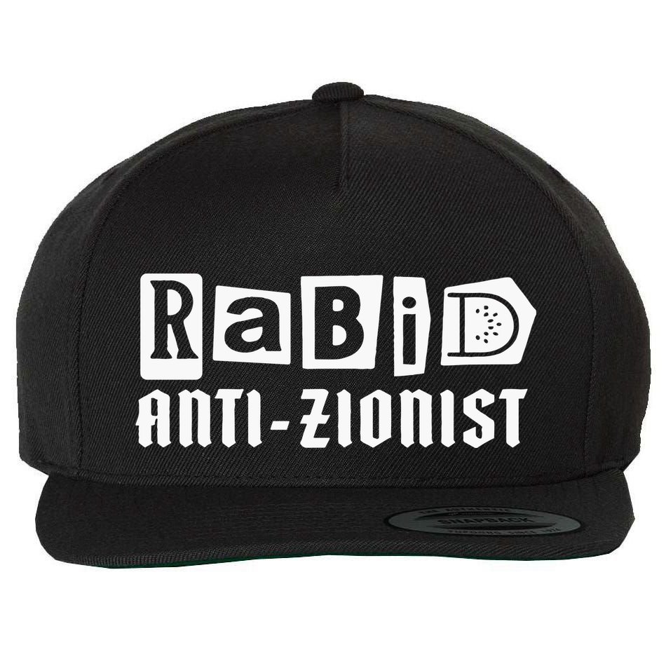 Nordacious Store Rabid Antizionist Wool Snapback Cap