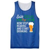 Now Stop Reading And Get Ing Beer Funny Gift St Patrick’s Day Gift Mesh Reversible Basketball Jersey Tank