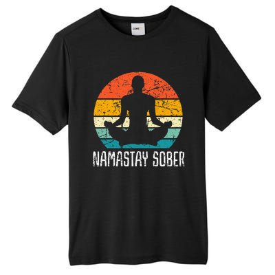 Namastay Sober Recovery Support Sobriety Na Aa Tall Fusion ChromaSoft Performance T-Shirt