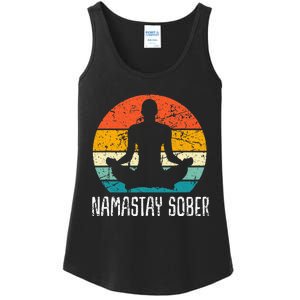 Namastay Sober Recovery Support Sobriety Na Aa Ladies Essential Tank