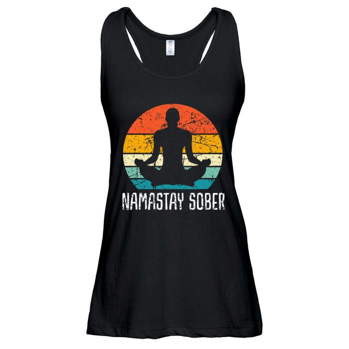 Namastay Sober Recovery Support Sobriety Na Aa Ladies Essential Flowy Tank