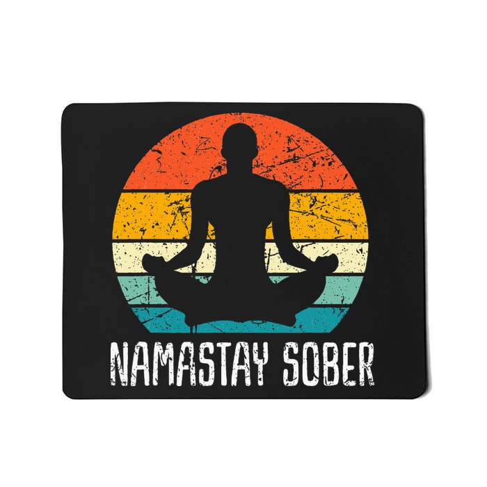 Namastay Sober Recovery Support Sobriety Na Aa Mousepad