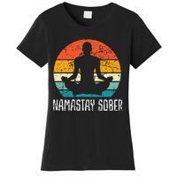 Namastay Sober Recovery Support Sobriety Na Aa Women's T-Shirt