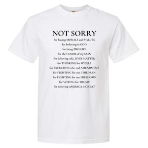 Not Sorry Republican Garment-Dyed Heavyweight T-Shirt