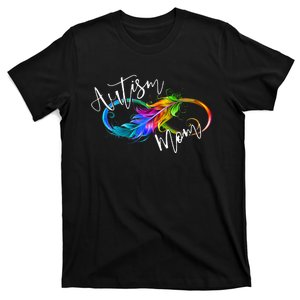 Neurodiversity Symbol Rainbow Infinity Autism Mom Awareness T-Shirt