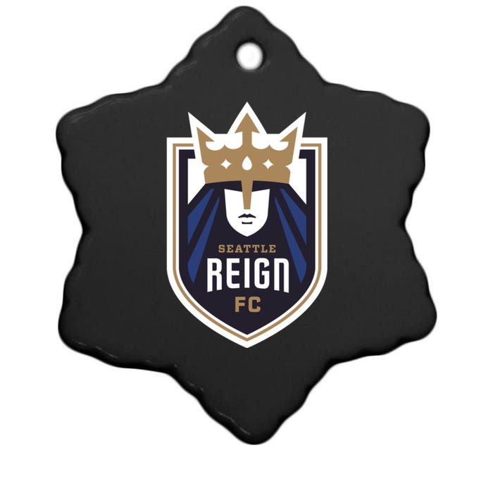 Nwsl Seattle Reign Logo Ceramic Star Ornament