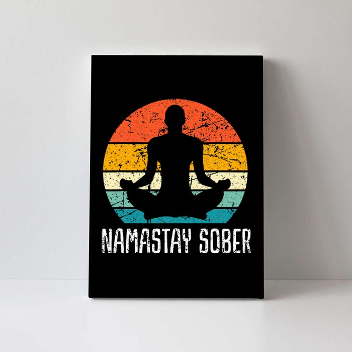 Namastay Sober Recovery Support Sobriety Na Aa Canvas