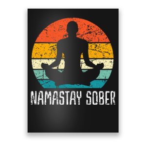 Namastay Sober Recovery Support Sobriety Na Aa Poster