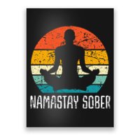 Namastay Sober Recovery Support Sobriety Na Aa Poster