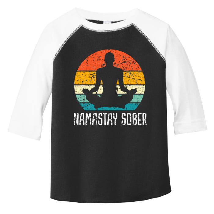 Namastay Sober Recovery Support Sobriety Na Aa Toddler Fine Jersey T-Shirt