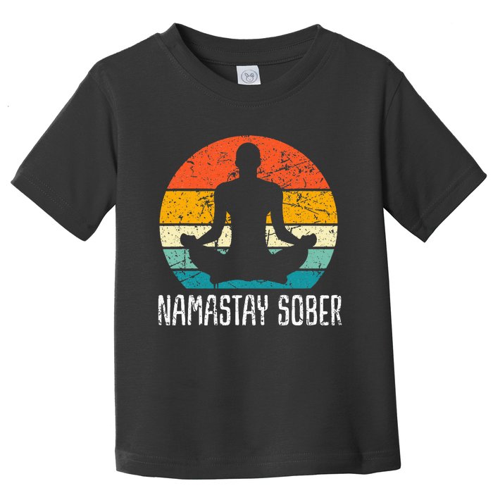 Namastay Sober Recovery Support Sobriety Na Aa Toddler T-Shirt