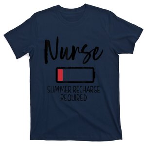 Nurse Summer Recharge Required Funny T-Shirt