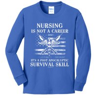 Nursing Skill Rn Cna Lpn Gift Funny Gift Kids Long Sleeve Shirt