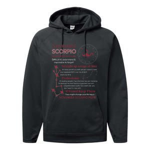 November Scorpio Remarkably Charismatic Difficult Understand Performance Fleece Hoodie