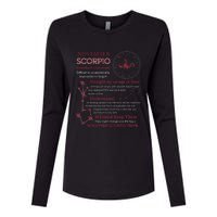 November Scorpio Remarkably Charismatic Difficult Understand Womens Cotton Relaxed Long Sleeve T-Shirt