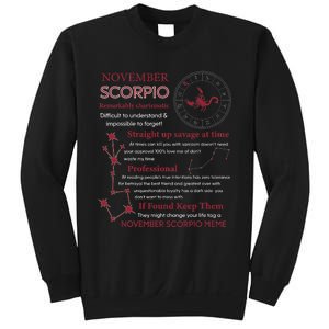 November Scorpio Remarkably Charismatic Difficult Understand Sweatshirt