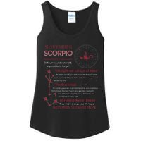 November Scorpio Remarkably Charismatic Difficult Understand Ladies Essential Tank