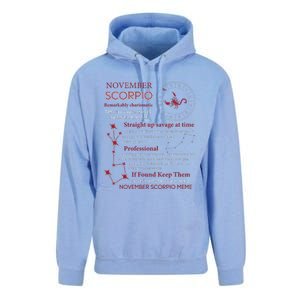 November Scorpio Remarkably Charismatic Difficult Understand Unisex Surf Hoodie