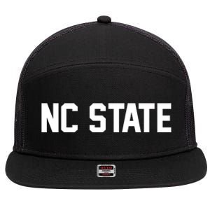 Nc State Sports Fan 7 Panel Mesh Trucker Snapback Hat