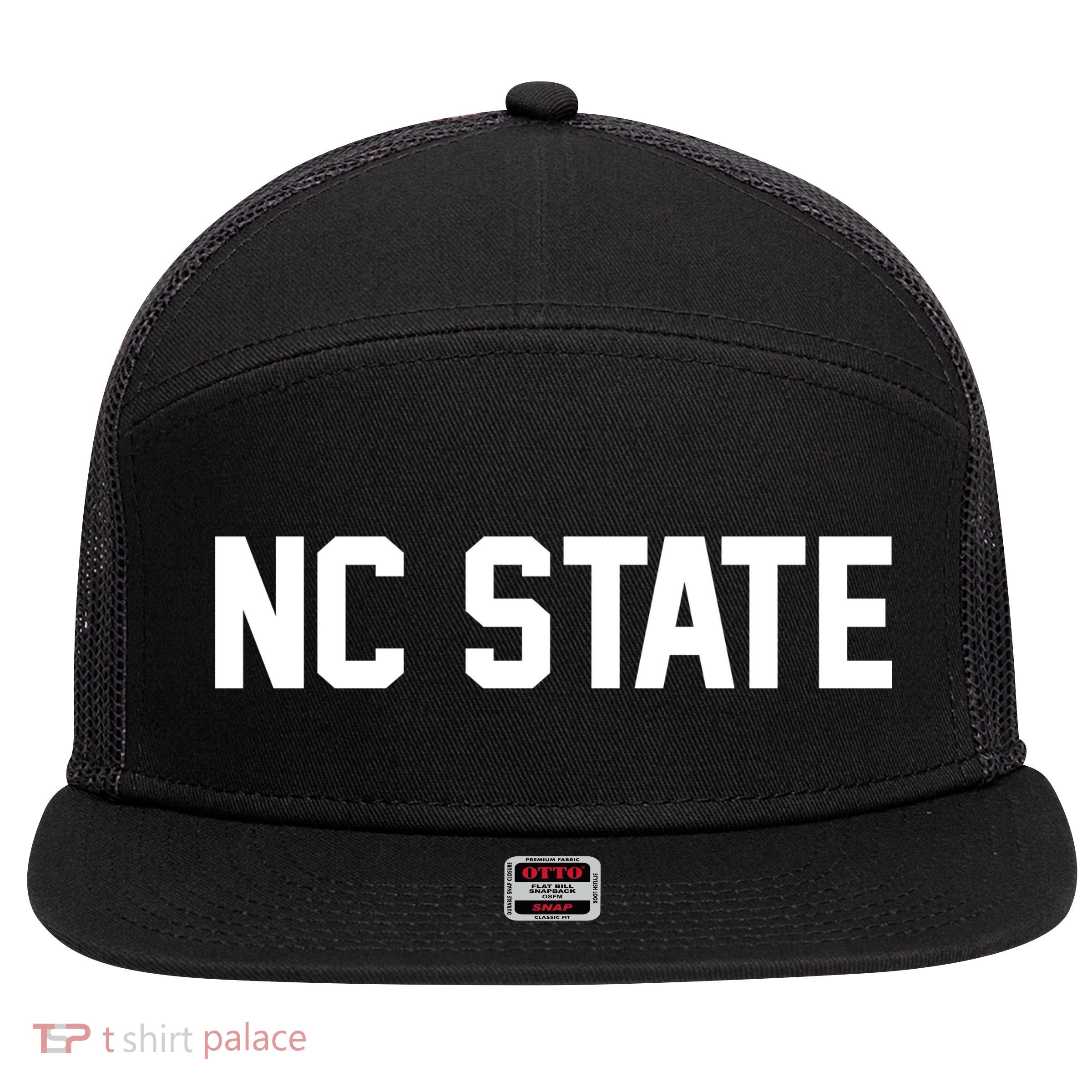 Nc State Sports Fan 7 Panel Mesh Trucker Snapback Hat